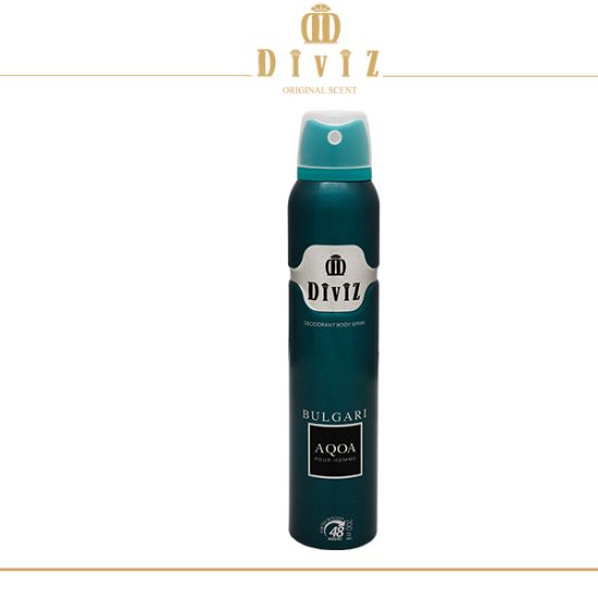 تصویر  اسپری دئودورانت بولگاری آکوا پور هوم مردانه | Bvlgari Aqva Pour Homme spray deodorant for Men (200 میل)