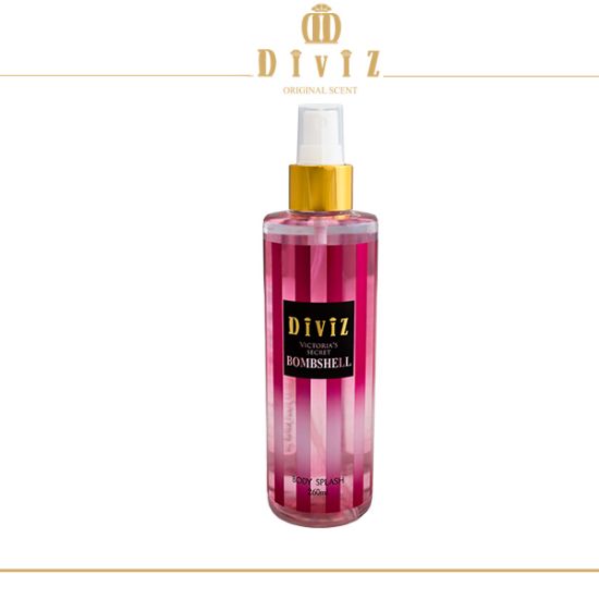 تصویر  بادی اسپلش بامبشل ویکتوریا سکرت زنانه | Victoria's Secret Bombshell Body Splash for Women  (260 میل)