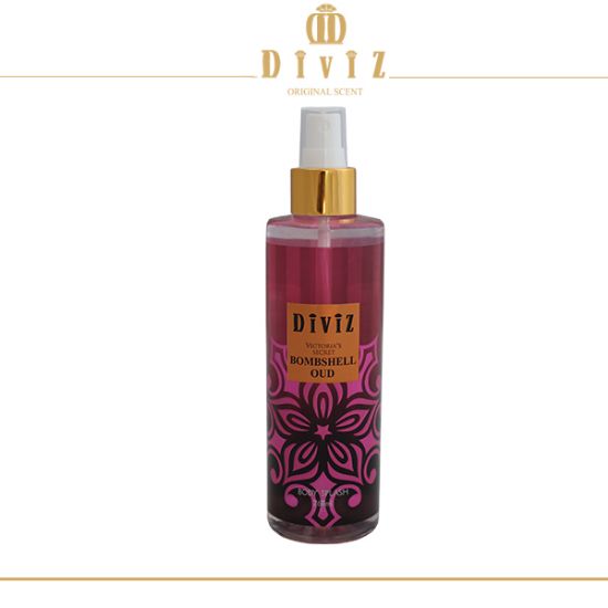 تصویر  بادی اسپلش بمب شل ویکتوریا سکرت عود زنانه | Victoria's Secret Women Bombshell Oud Body Splash for Women (260 میل)