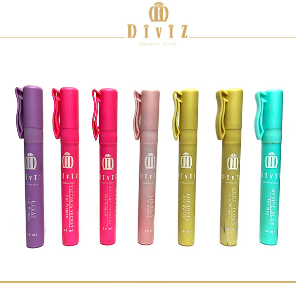 پک 10 عددی عطر جیبی زنانه و مردانه (10 میلی لیتر )